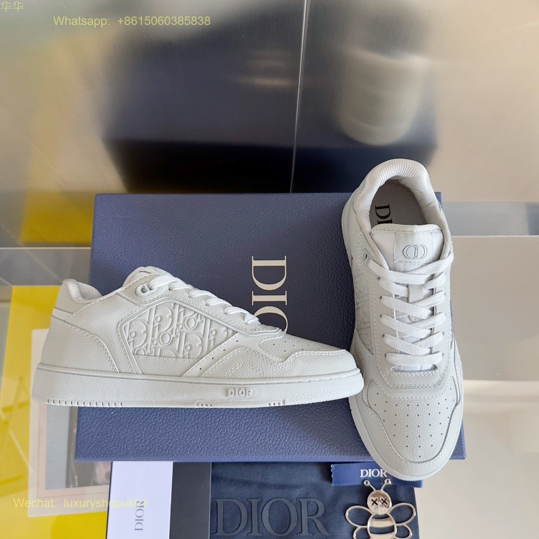 Dior Gravity Leather Oblique CD Icon Sneaker Women Mens Shoes