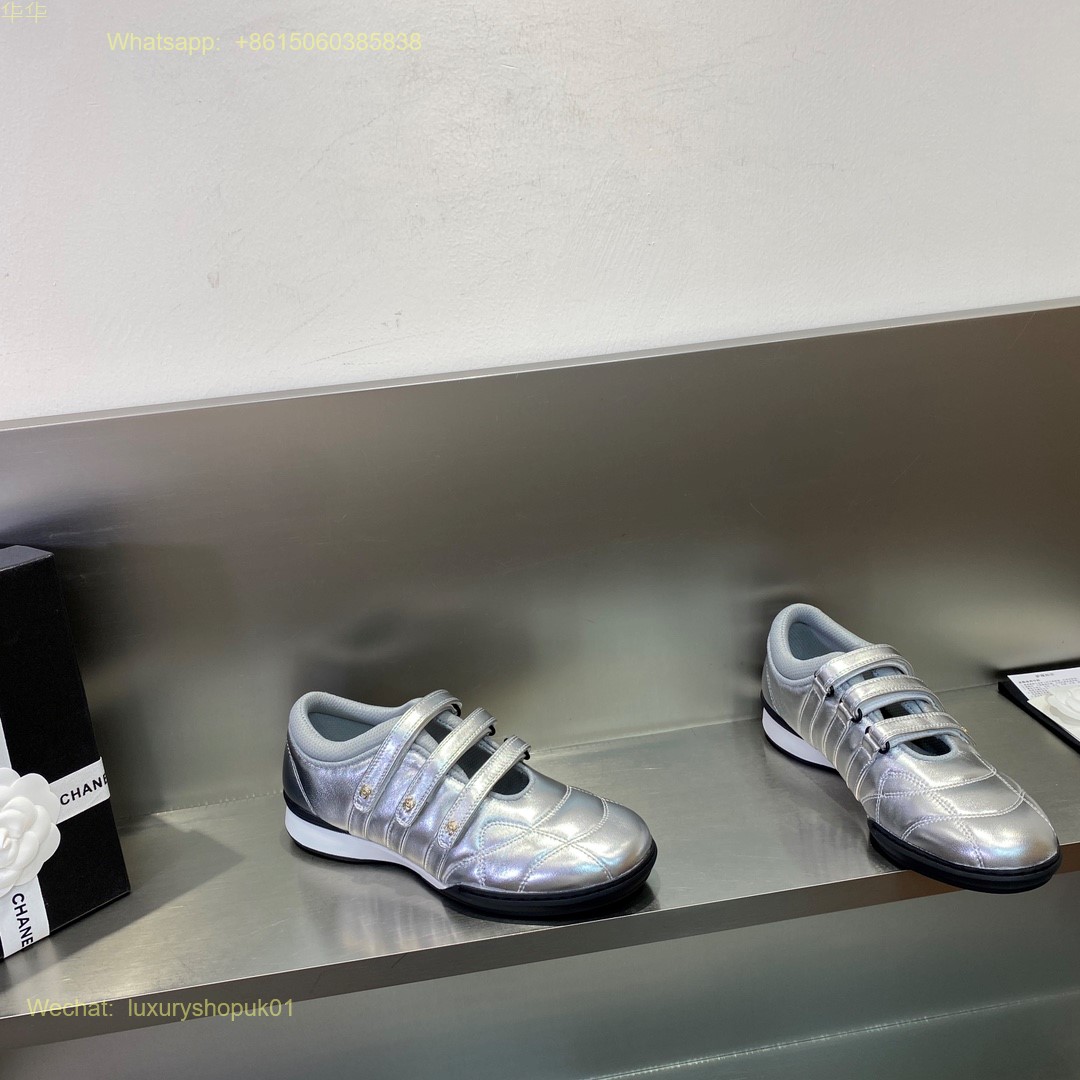 Chanel strap Sneaker CC Logo Women Runner Shoes