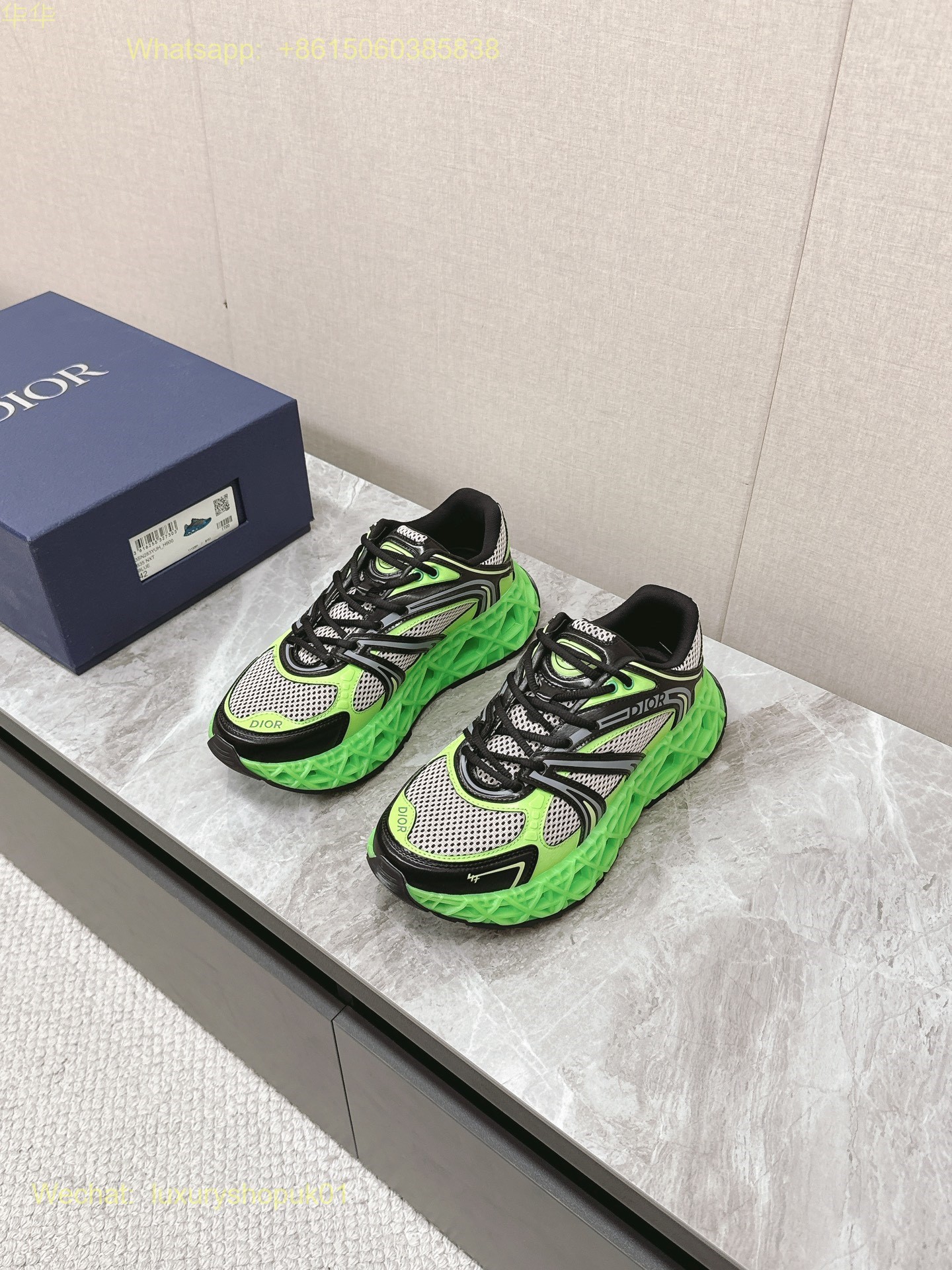 Dior Cosmo Sneaker Technical Mesh Running Shoes Mens Women