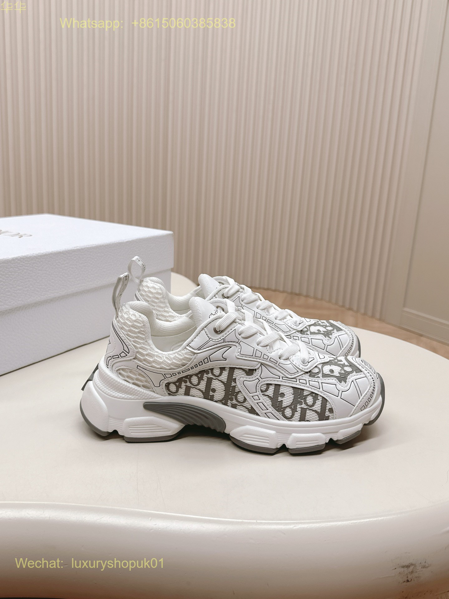 Dior Chrono Sneaker Mesh Women Mens Shoes