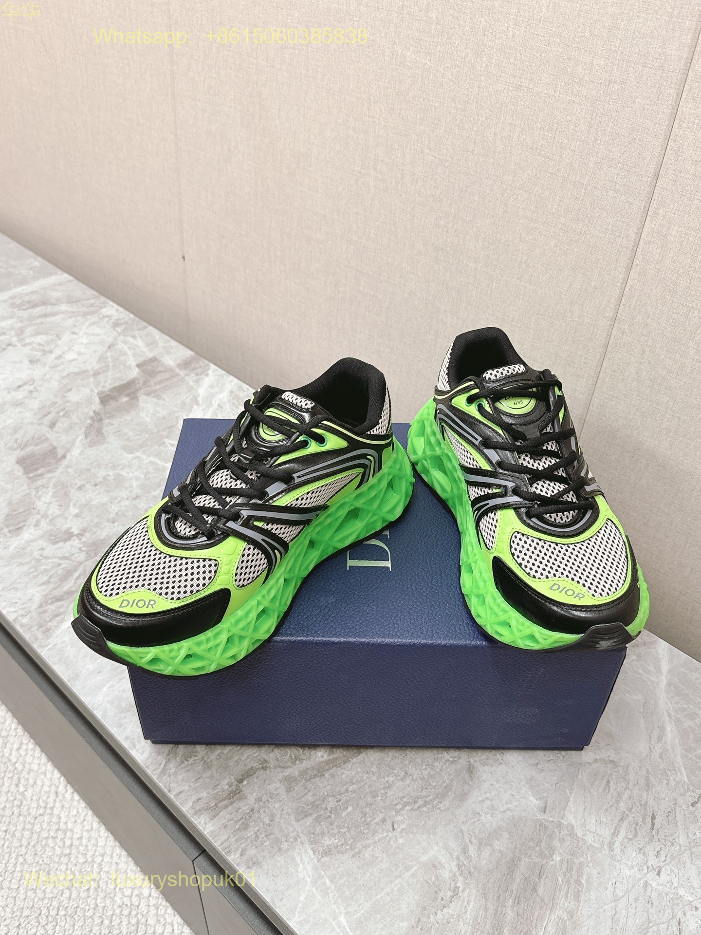 Dior Cosmo Sneaker Technical Mesh Running Shoes Mens Women