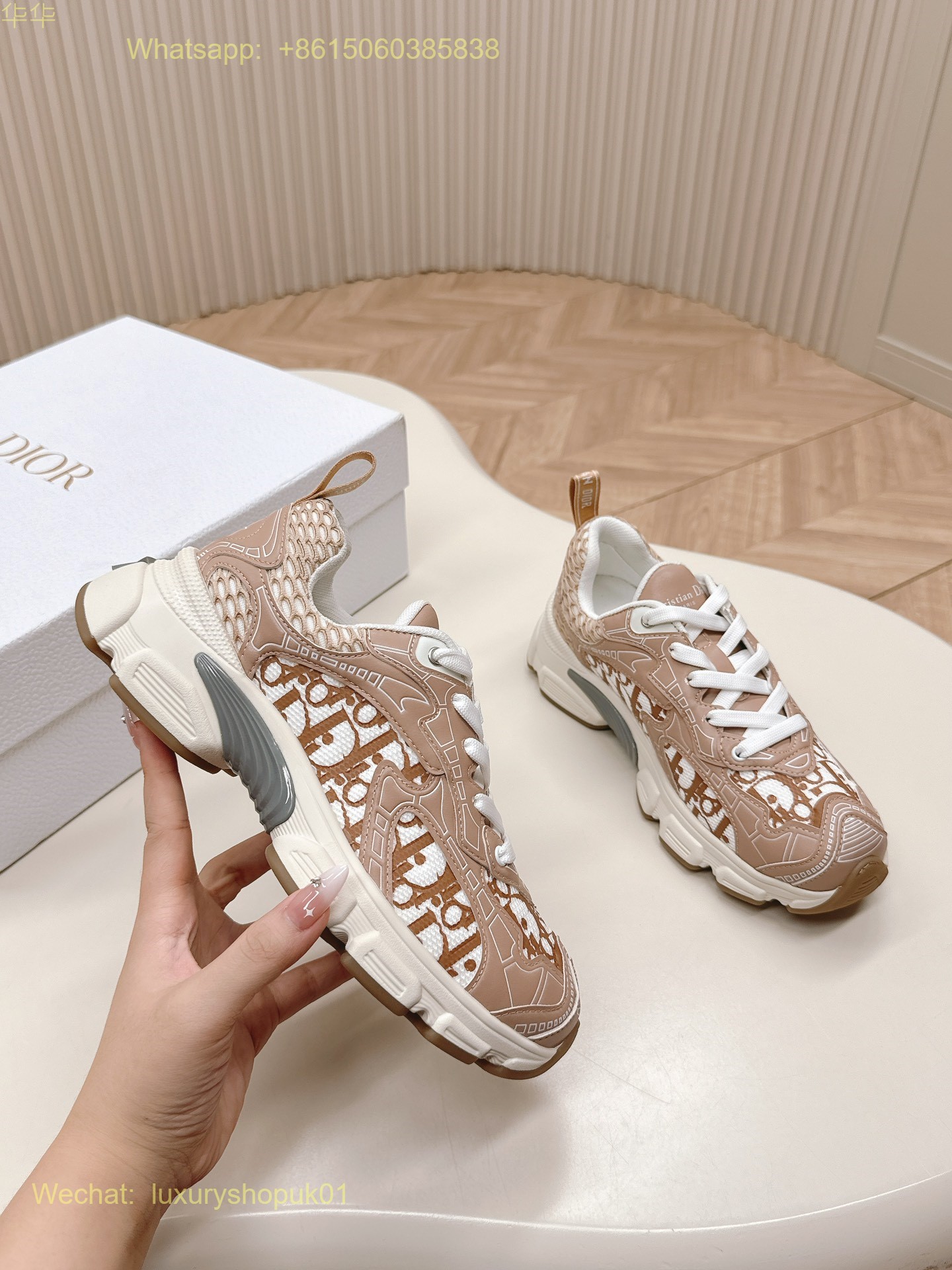 Dior Chrono Sneaker Mesh Women Mens Shoes