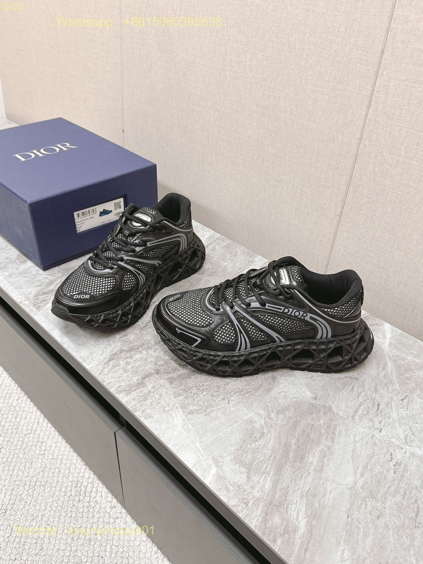 Dior Cosmo Sneaker Technical Mesh Running Shoes Mens Women