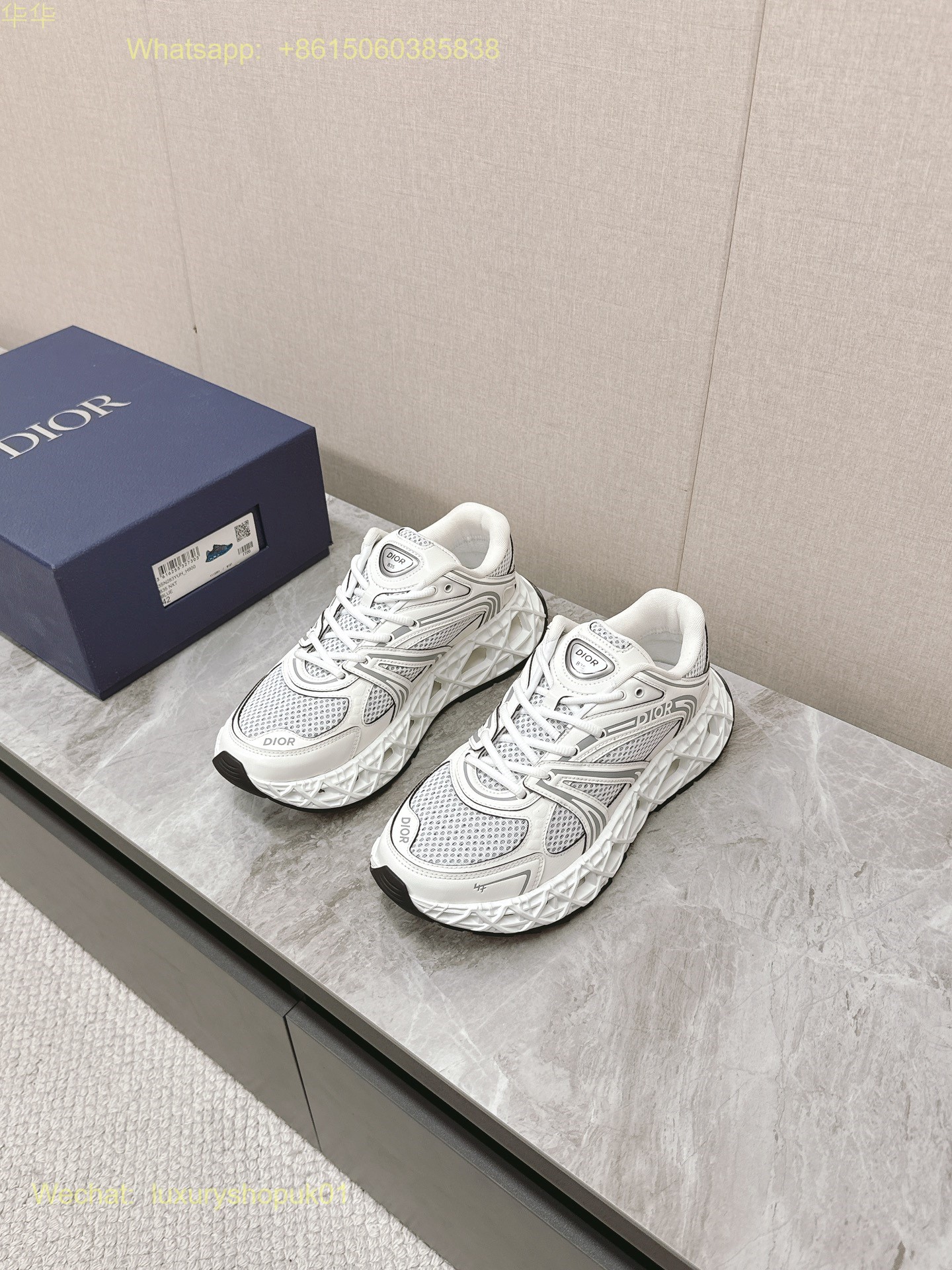 Dior Cosmo Sneaker Technical Mesh Running Shoes Mens Women