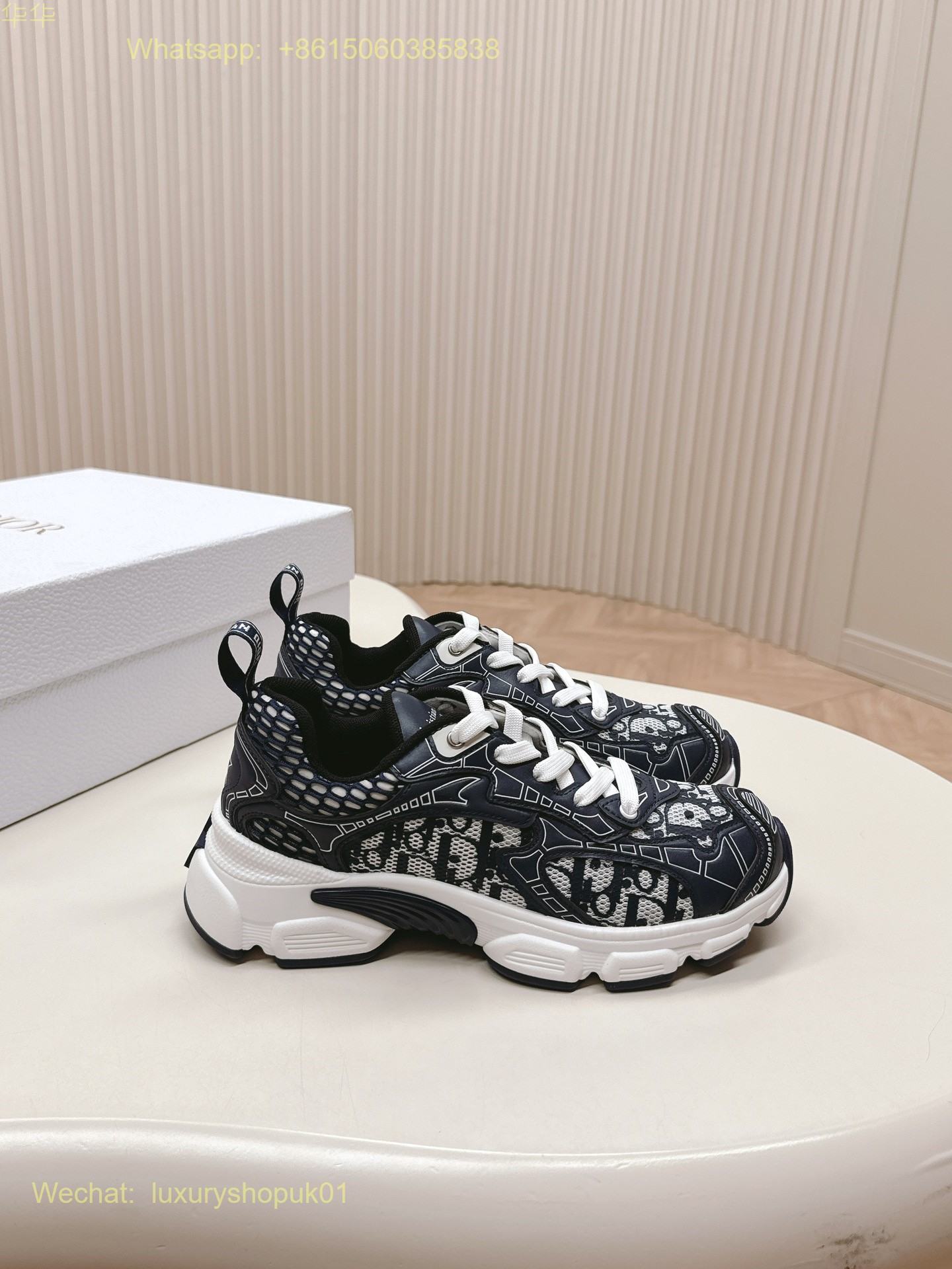 Dior Chrono Sneaker Mesh Women Mens Shoes