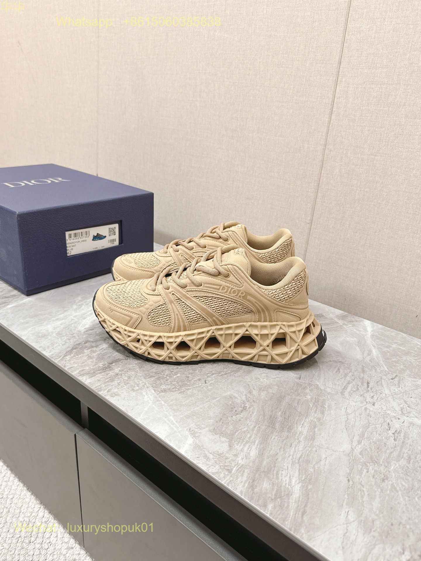 Dior Cosmo Sneaker Technical Mesh Running Shoes Mens Women