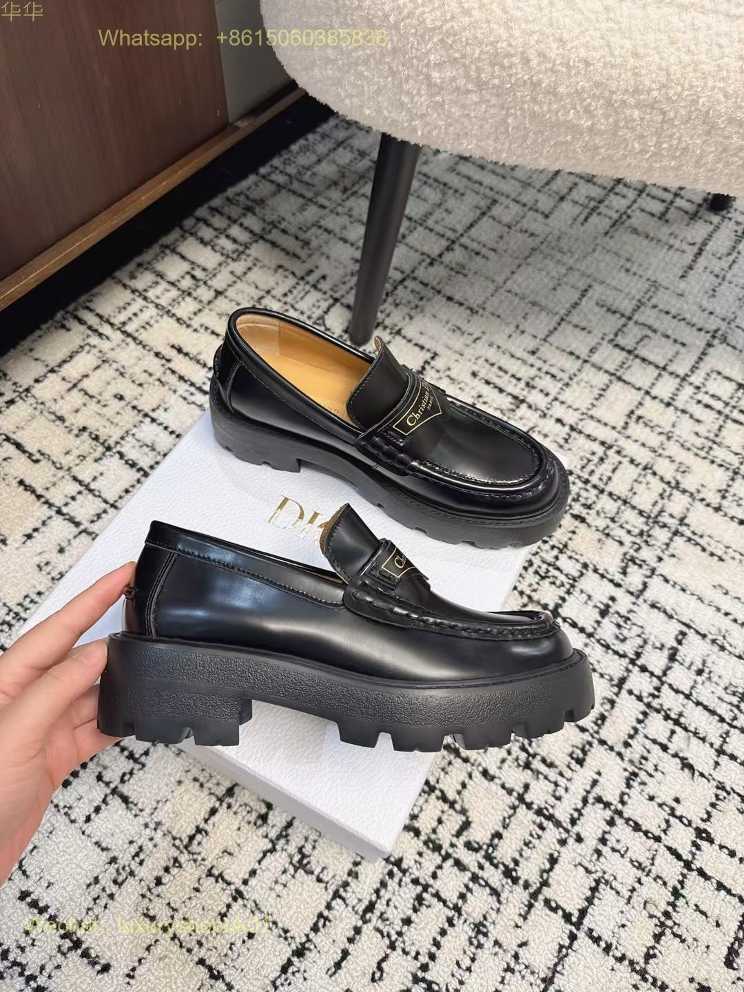 Christian Dior Platform Loafer Women Shoes