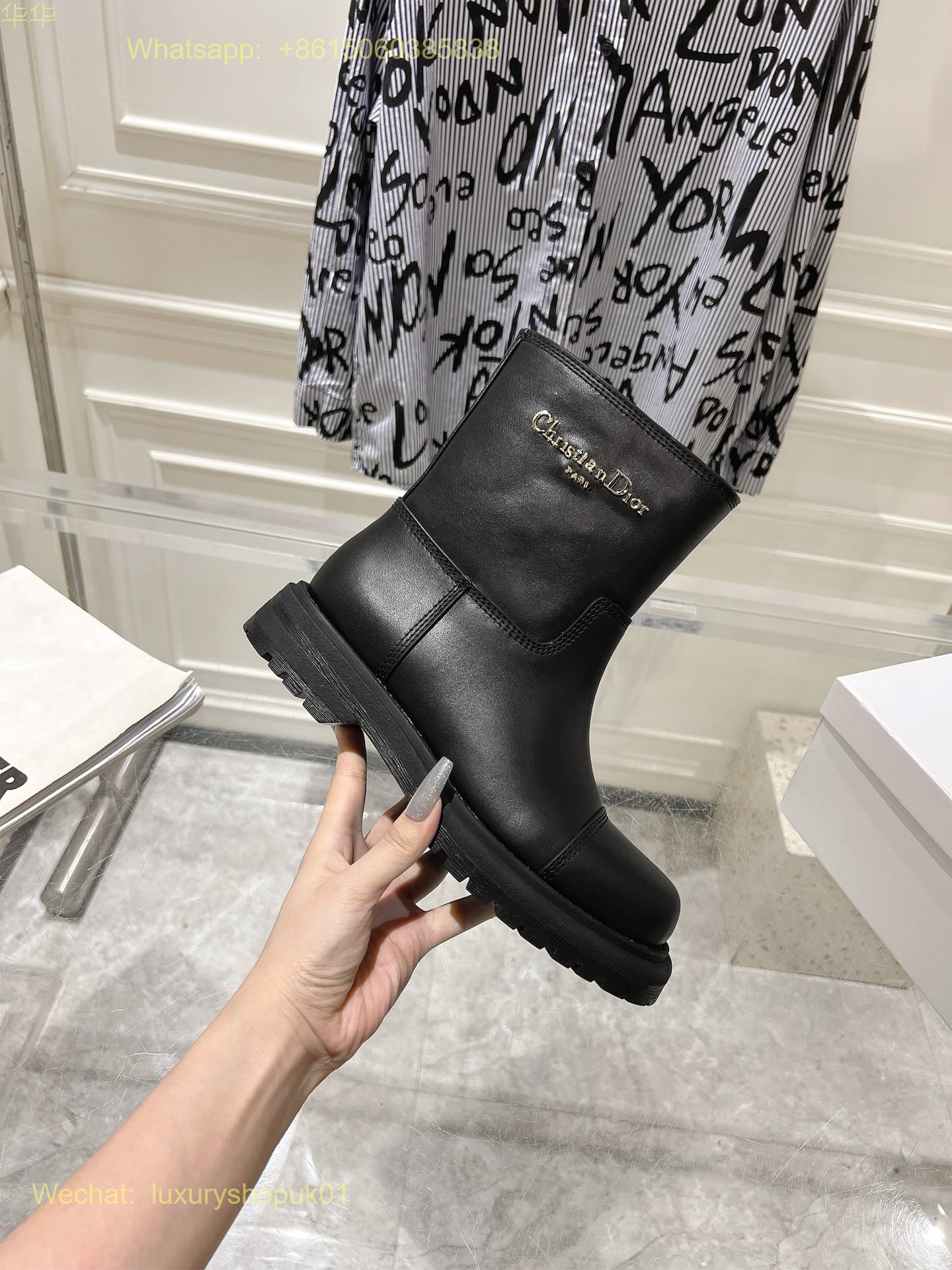 Christian Dior D-Town Ankle boot Women Shoes