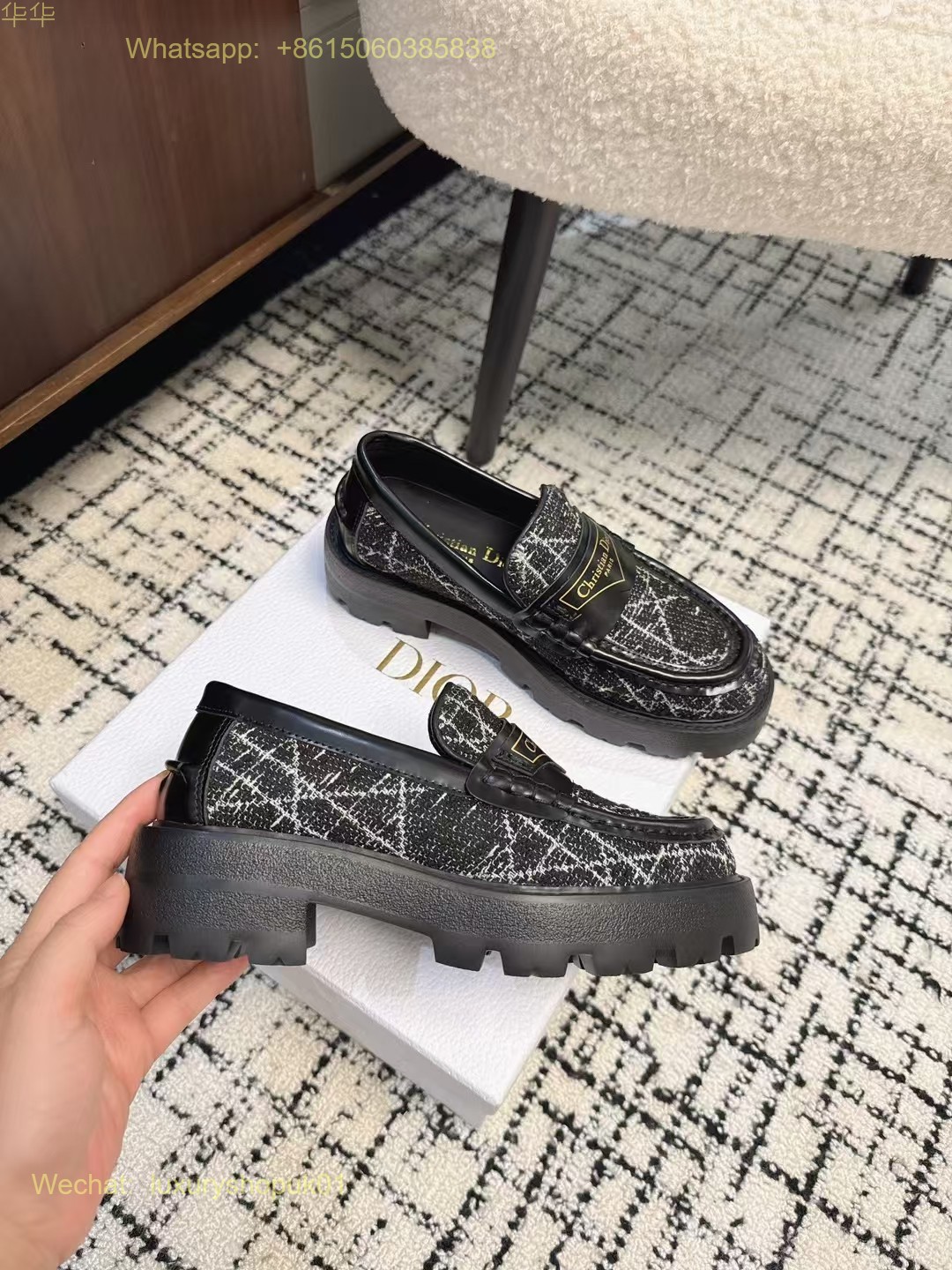 Christian Dior Platform Loafer Women Shoes