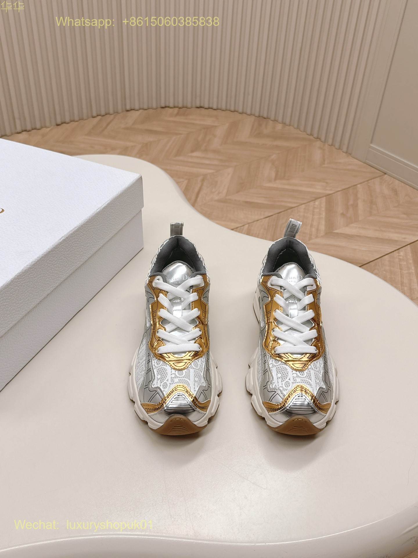 Dior Chrono Sneaker Mesh Suede Calfskin Women Shoes