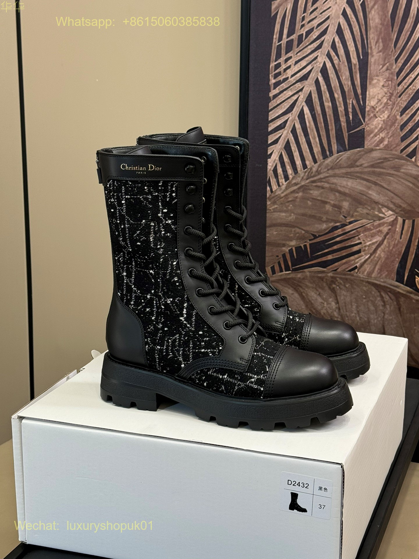 Dior D-Maior lace up ankle Boots Women Shoes