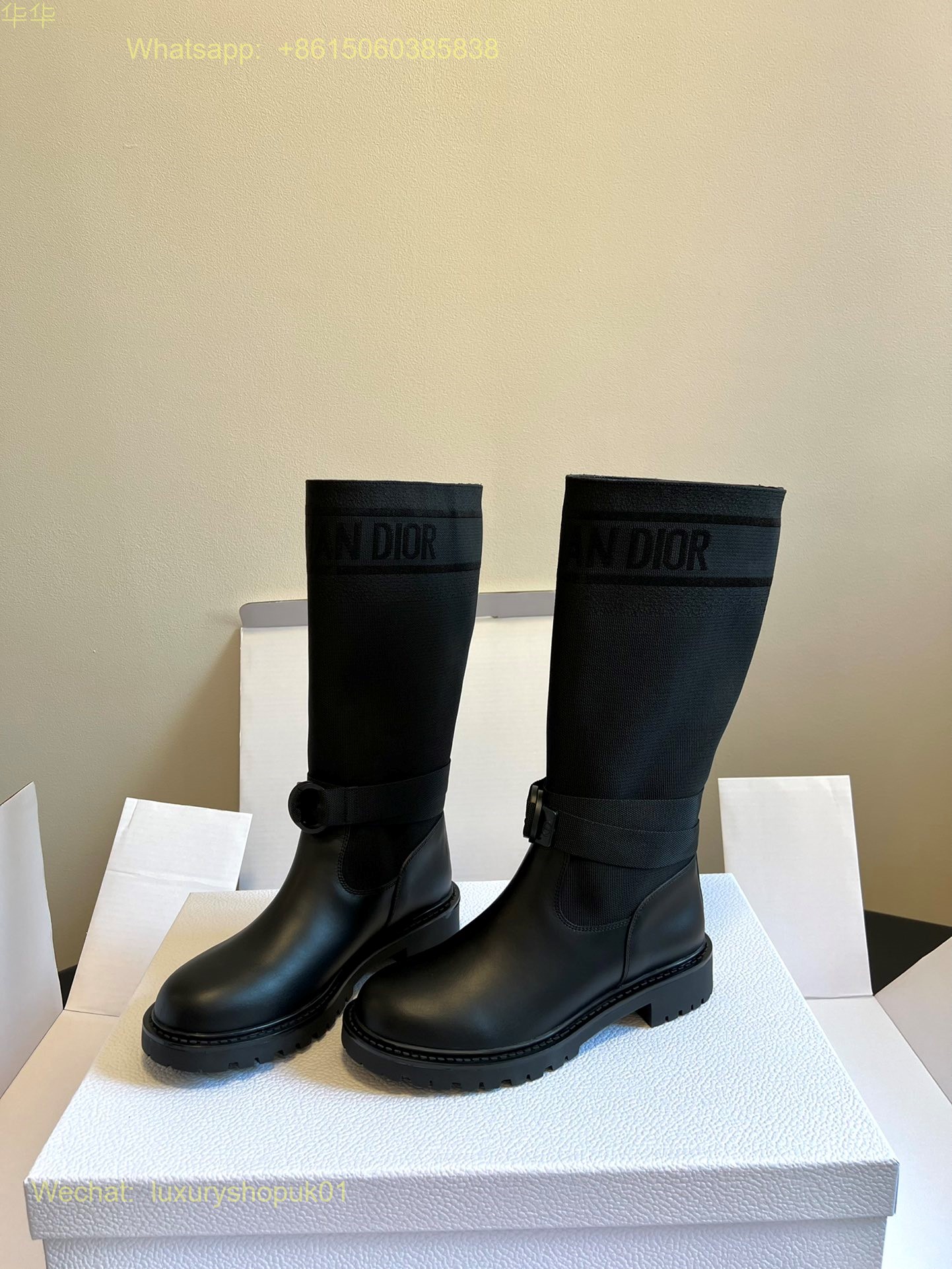 Christian Dior D-Major Miss dior graffiti print Boots Women Shoes