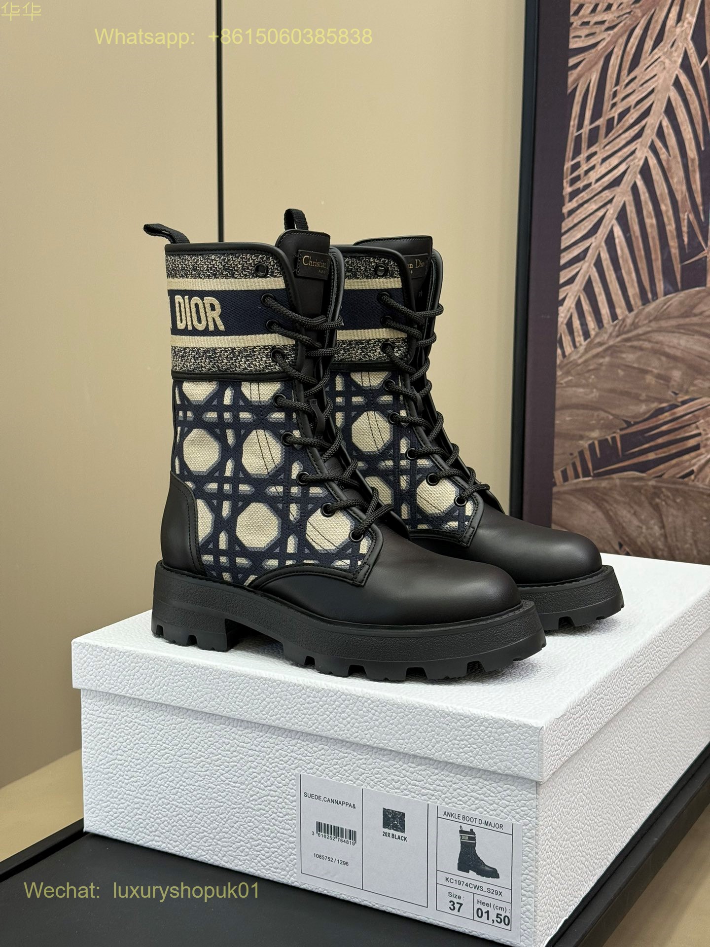 Dior D-Maior lace up ankle Boots Women Shoes