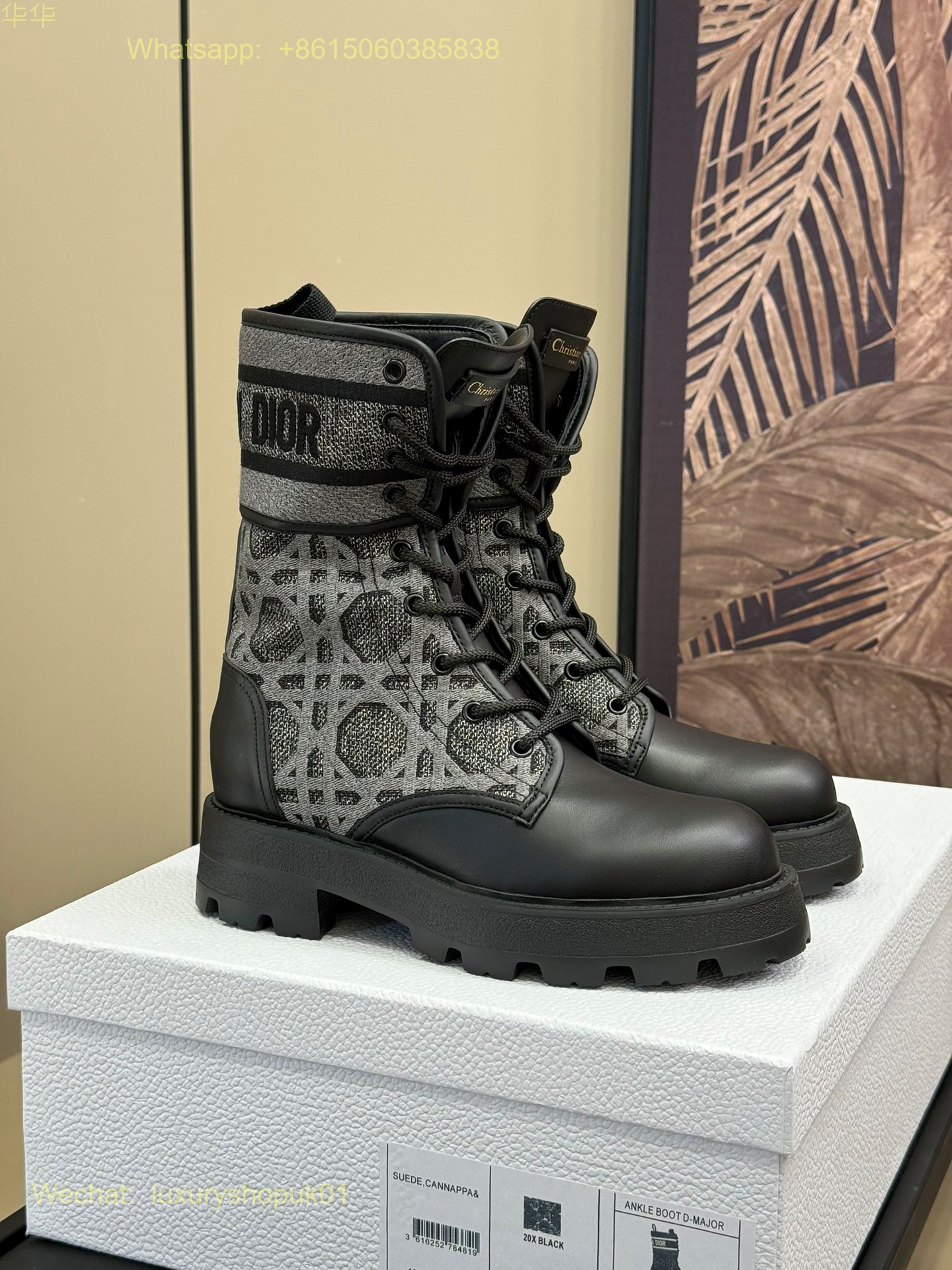 Dior D-Maior lace up ankle Boots Women Shoes