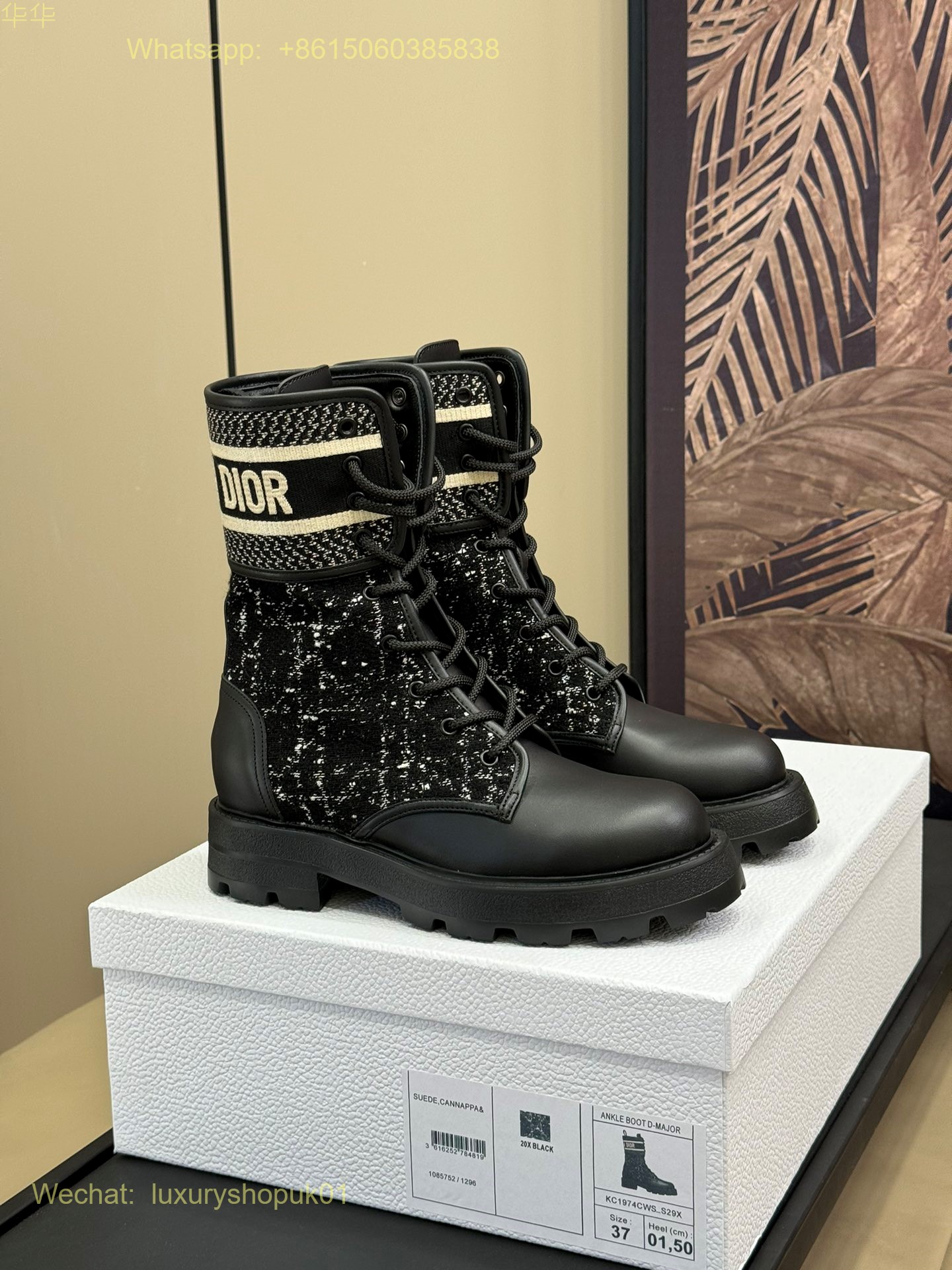 Dior D-Maior lace up ankle Boots Women Shoes