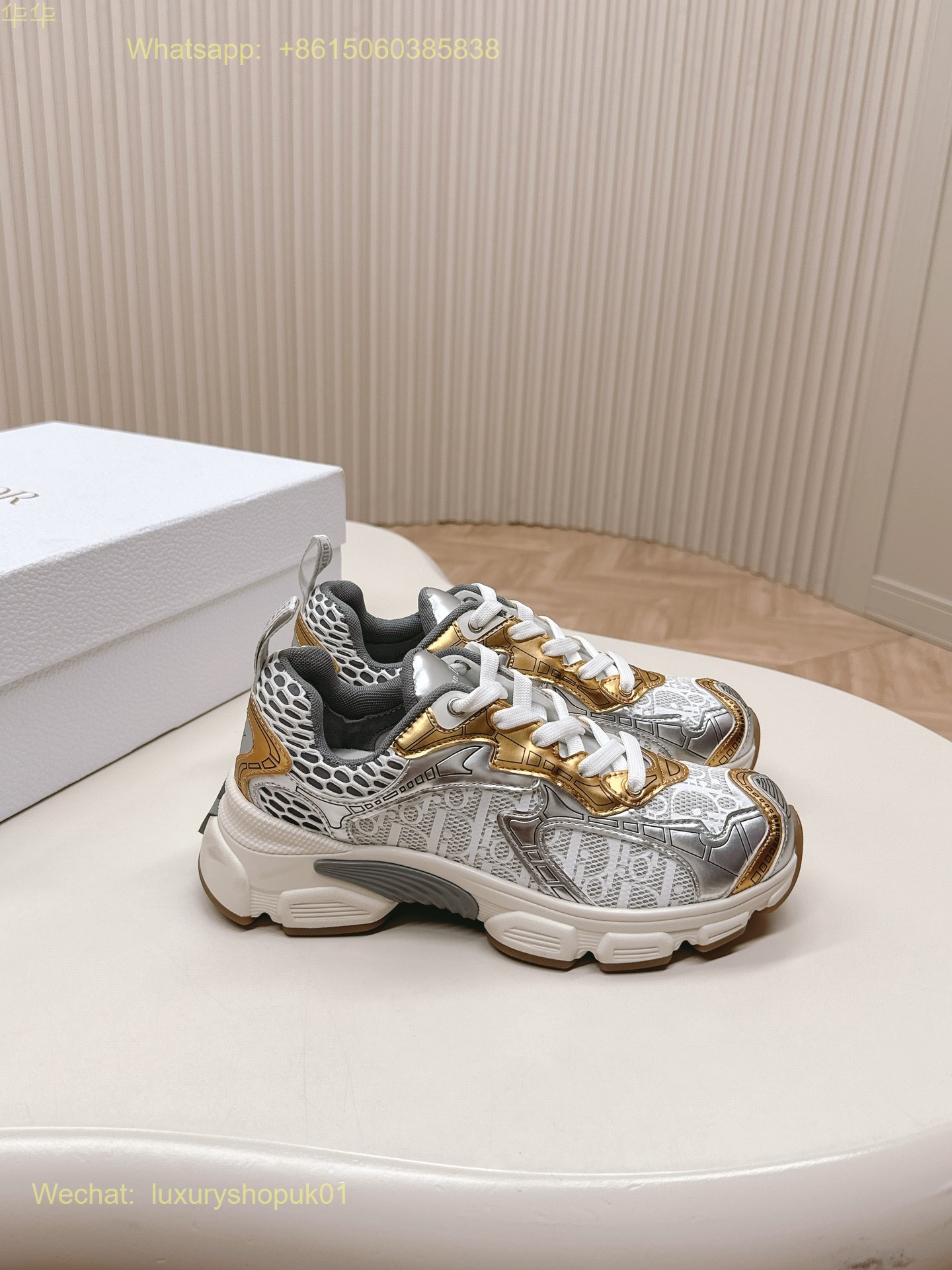 Dior Chrono Sneaker Mesh Suede Calfskin Women Shoes