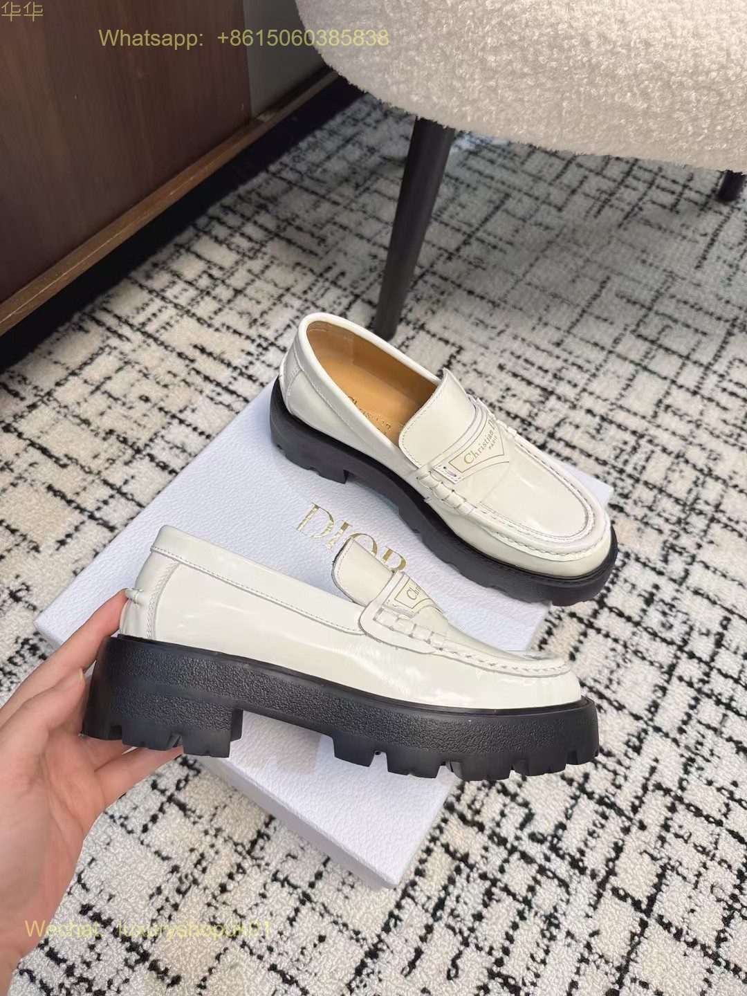 Christian Dior Platform Loafer Women Shoes