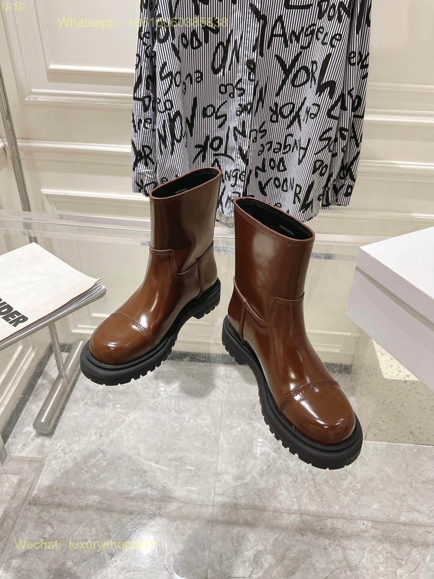 Christian Dior D-Town Ankle boot Women Shoes