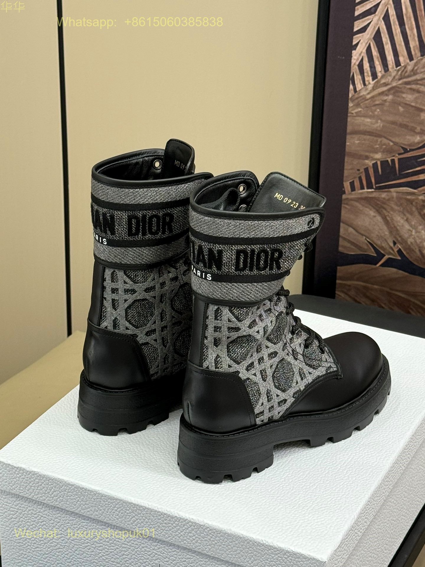 Dior D-Maior lace up ankle Boots Women Shoes