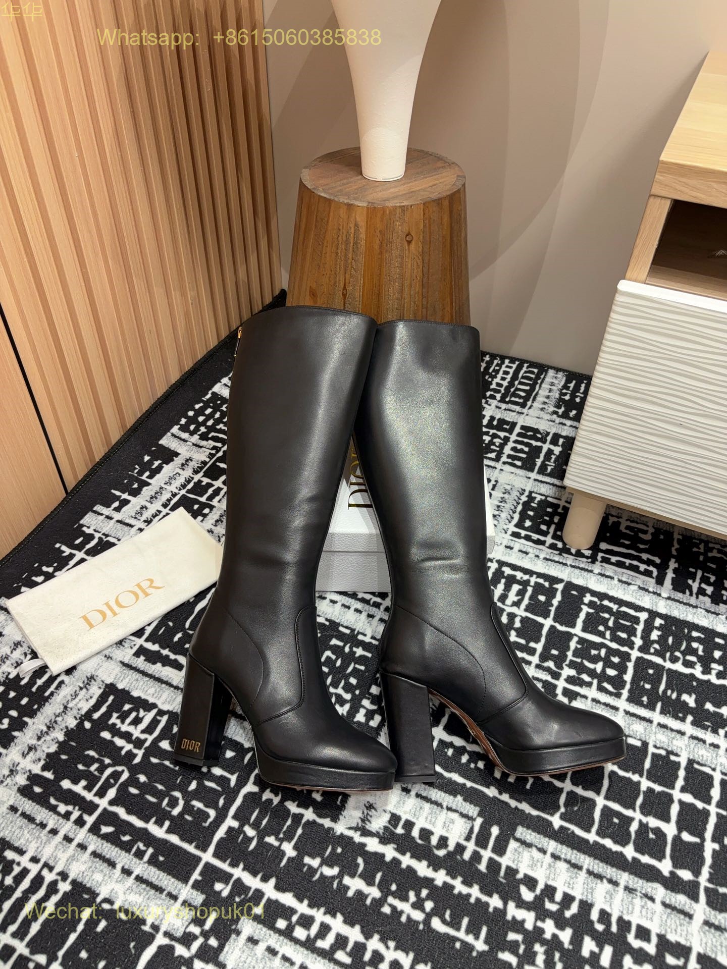 Christian Dior Knee high boot Women Shoes