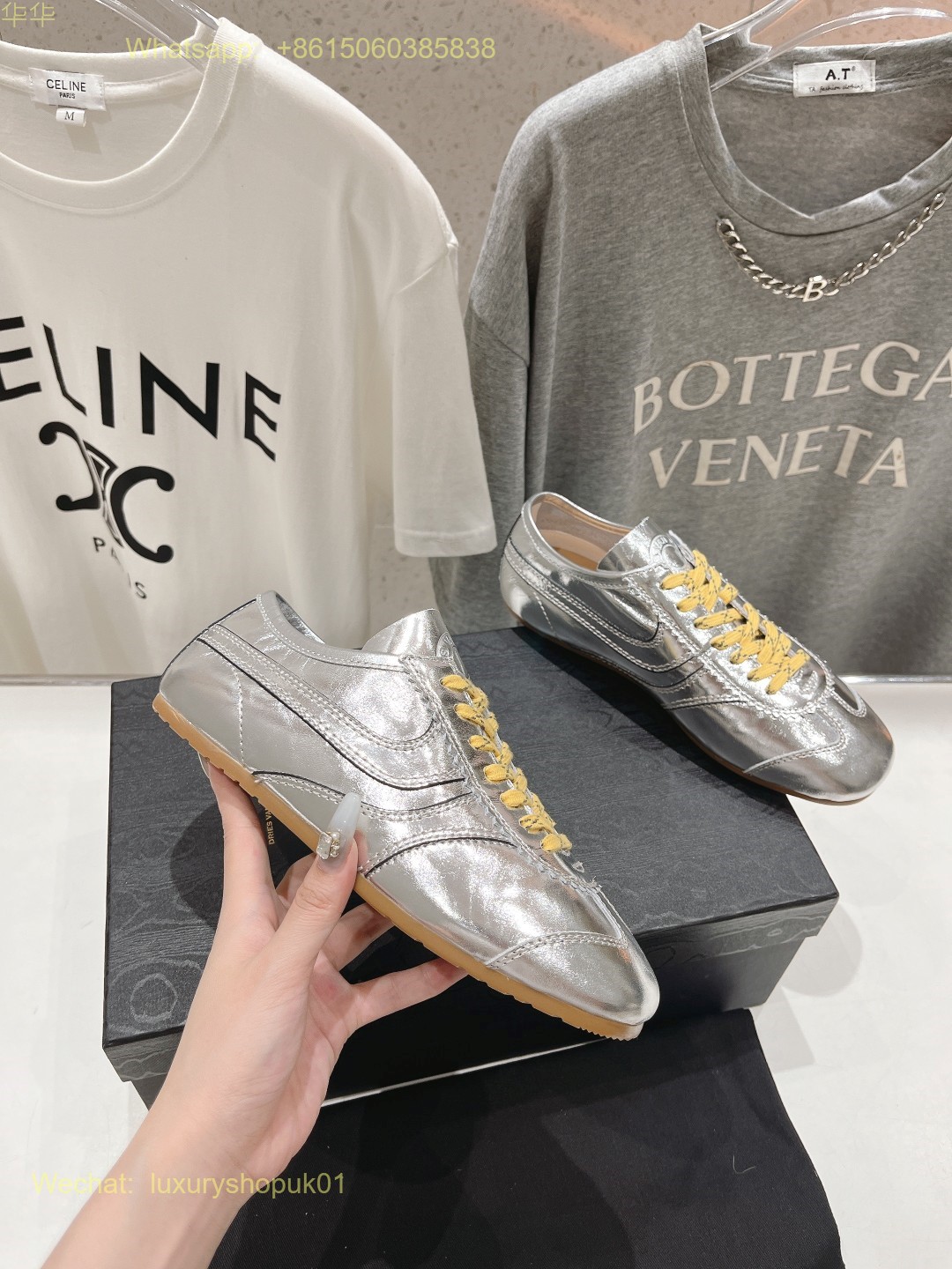 Dries Van Noten Leather sneakers Women Mens Shoes