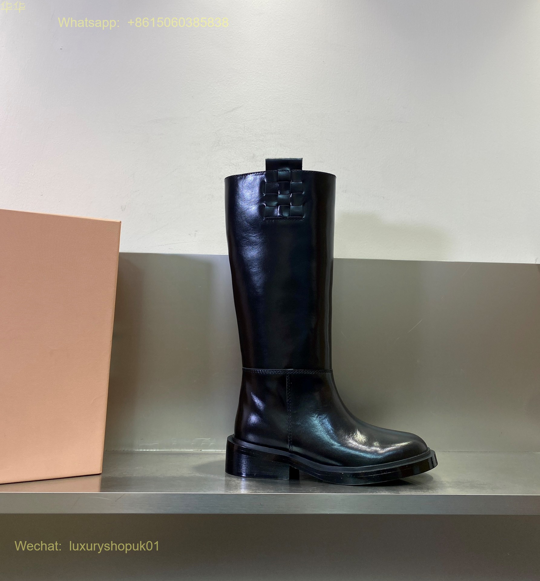 Hereu Anella Interwoven-Detailed Slip-On Boots Women Shoes