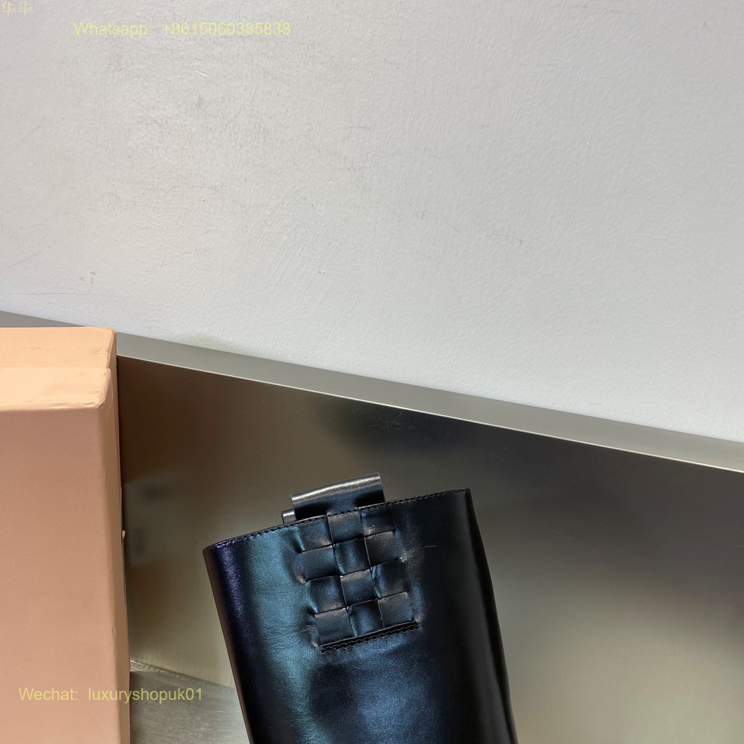 Hereu Anella Interwoven-Detailed Slip-On Boots Women Shoes