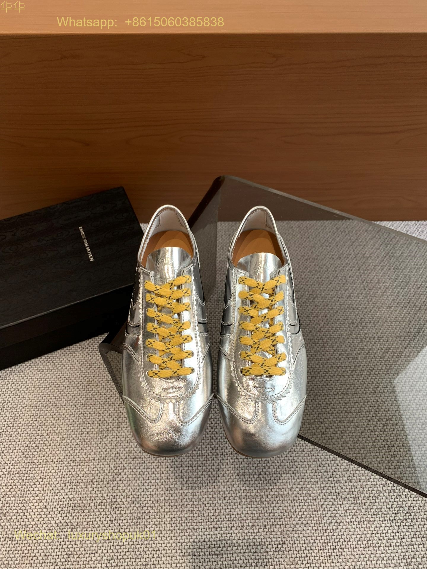 Dries Van Noten Leather sneakers Women Mens Shoes