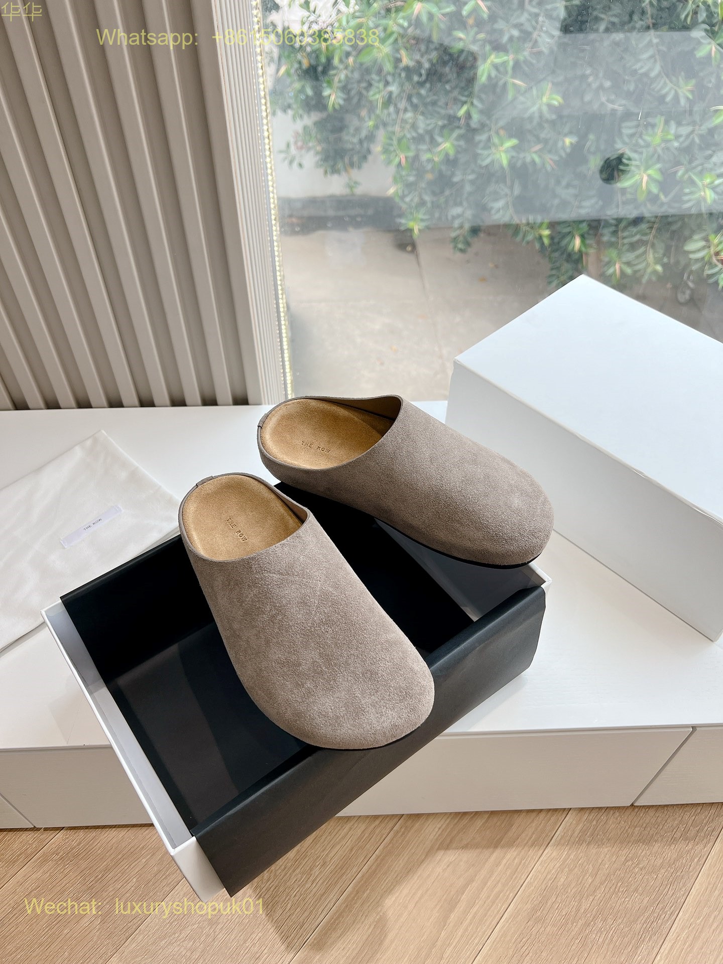 The Row Hugo mules Flat slip on Slippers Women Shoes