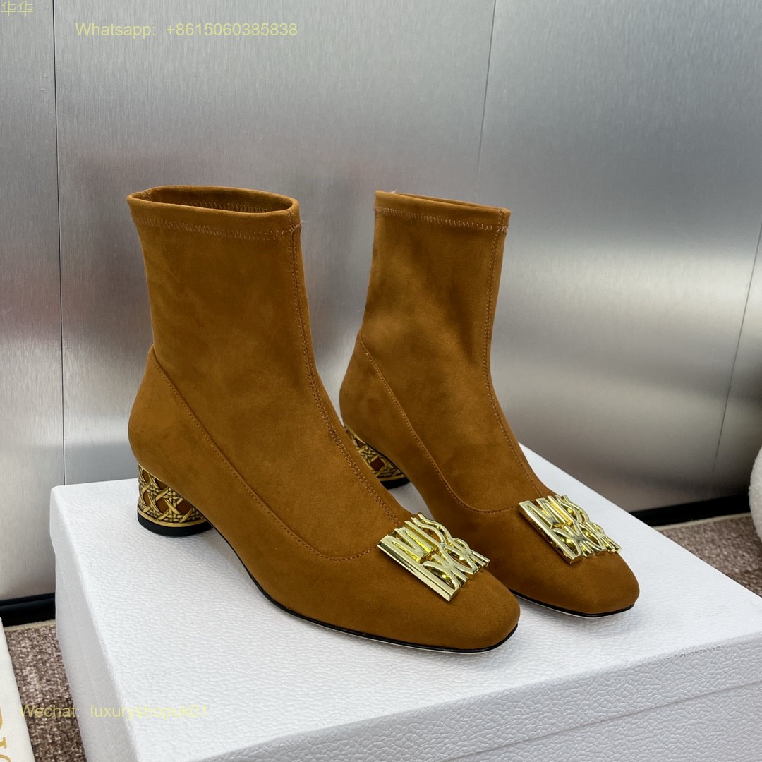 Dior Icon Heeled Ankle Boot Miss Dior Women Shoes