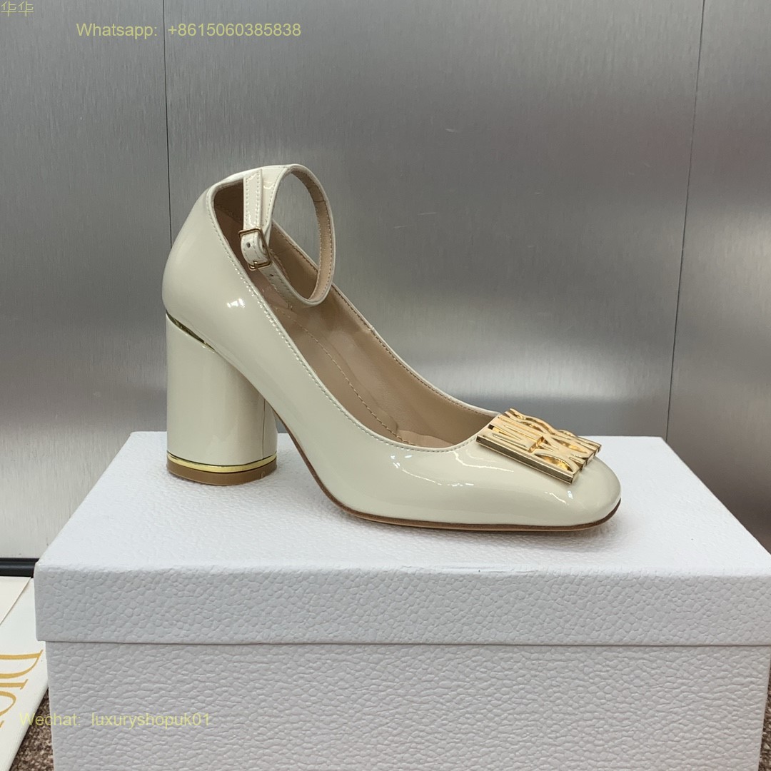 Christian Dior Pump ankle strap Women Heels Shoes