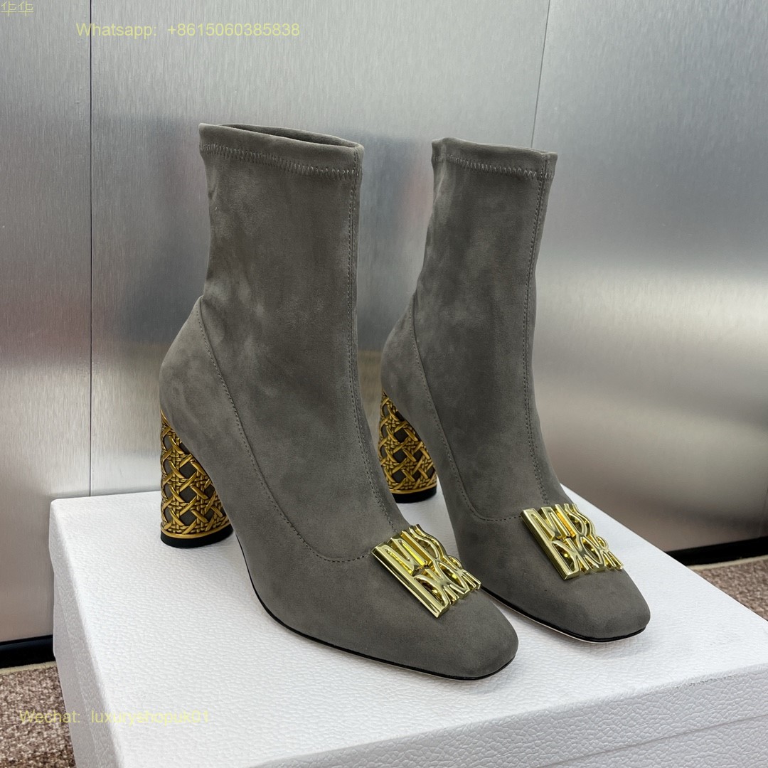 Dior Icon Heeled Ankle Boot Miss Dior Women Shoes