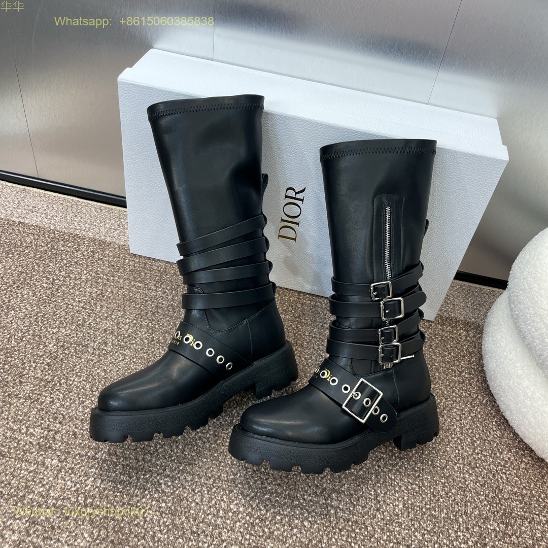 Christian Dior D-Fight Ankle boot buckle Boots Women Shoes