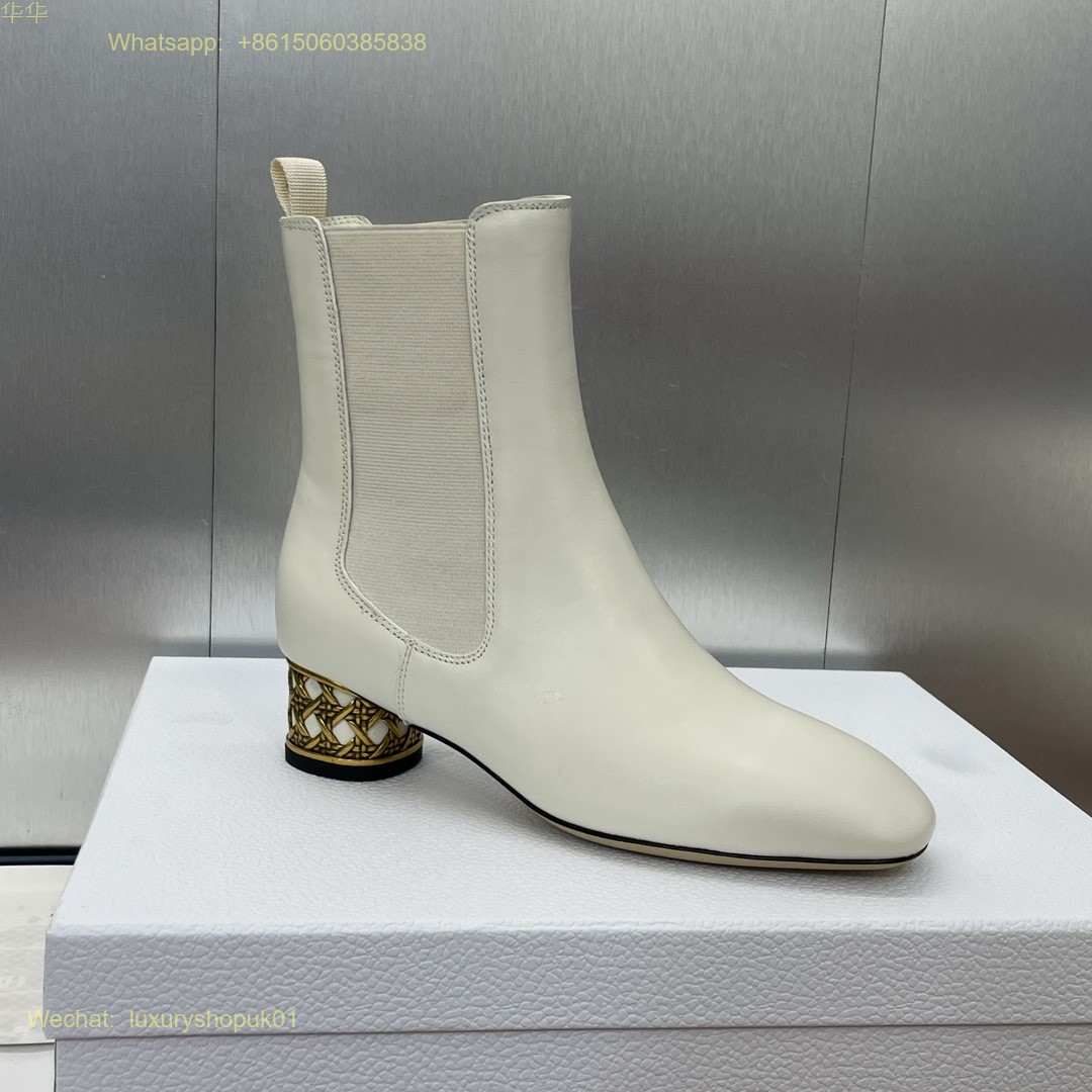 Dior Icon Heeled Ankle Boot Miss Dior Women Shoes