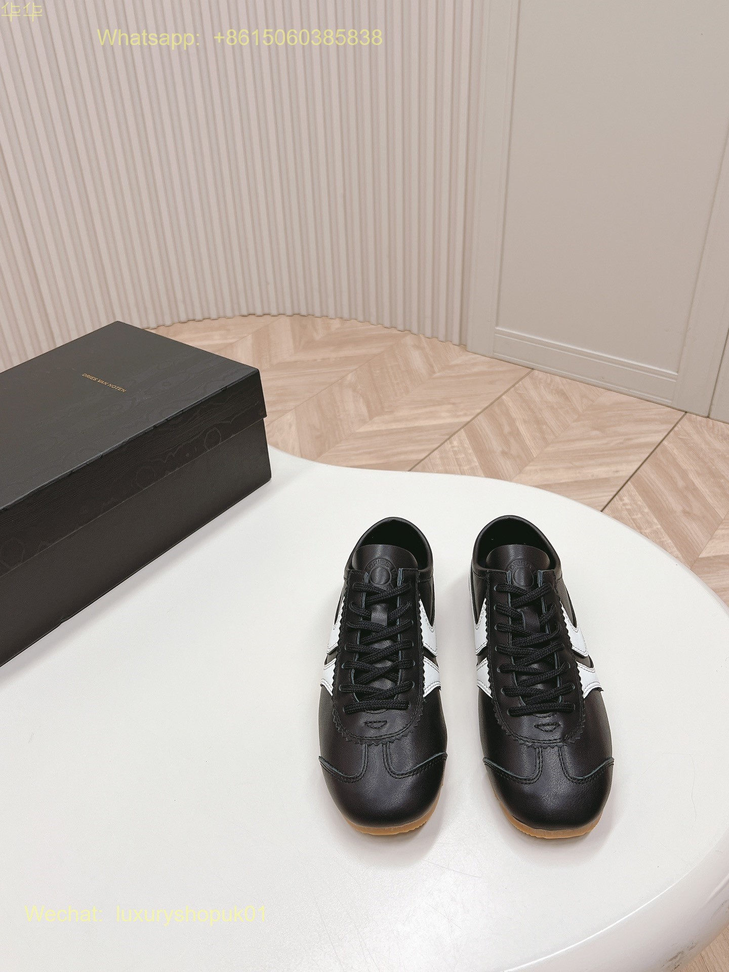 DRIES VAN NOTEN Leather sneakers Women Mens Shoes