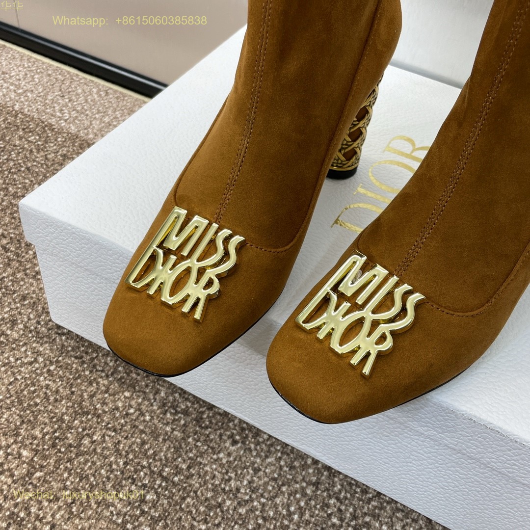Dior Icon Heeled Ankle Boot Miss Dior Women Shoes