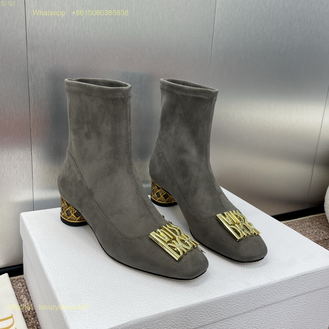 Dior Icon Heeled Ankle Boot Miss Dior Women Shoes