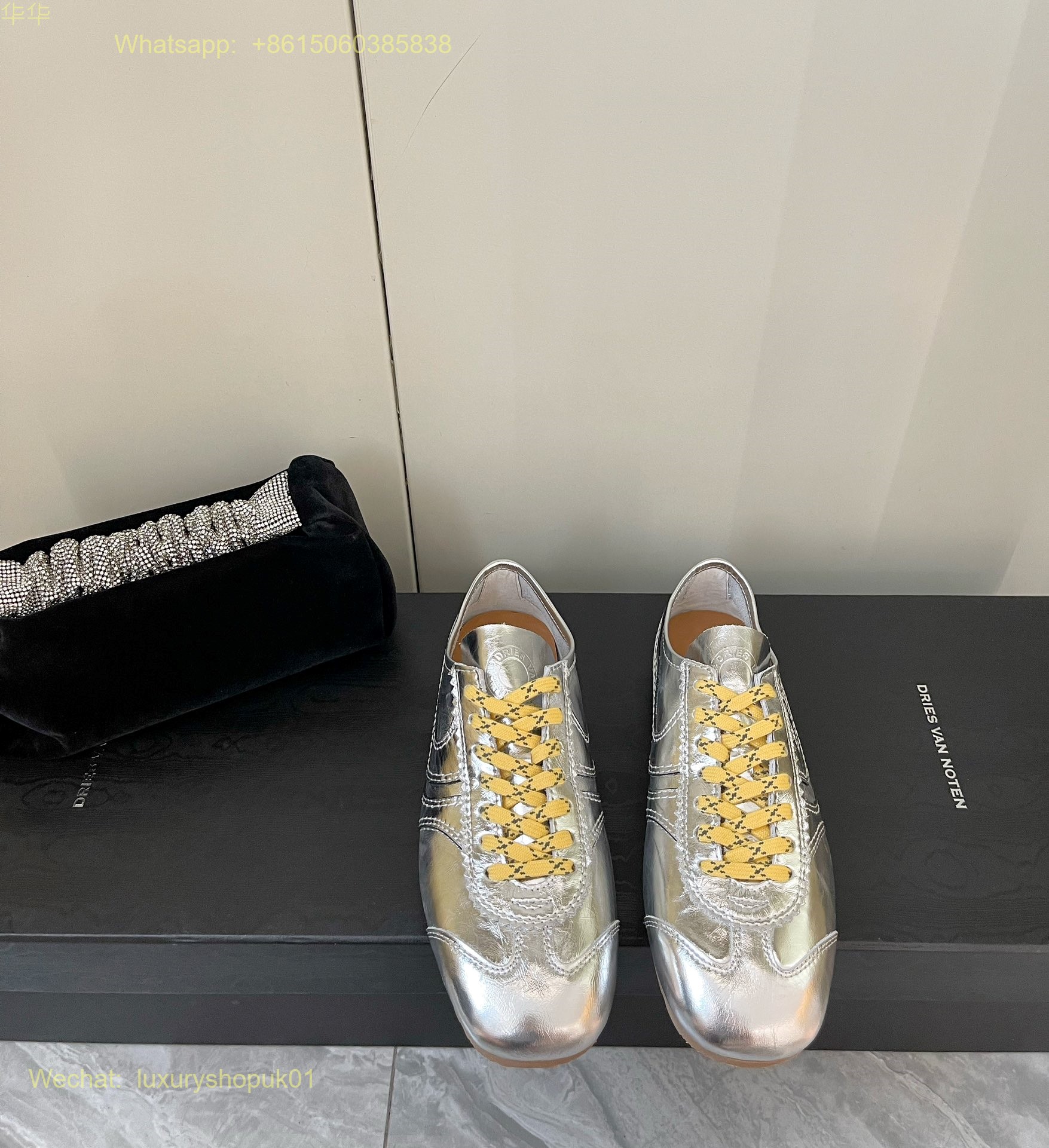 Dries Van Noten suede leather sneaker Women Shoes