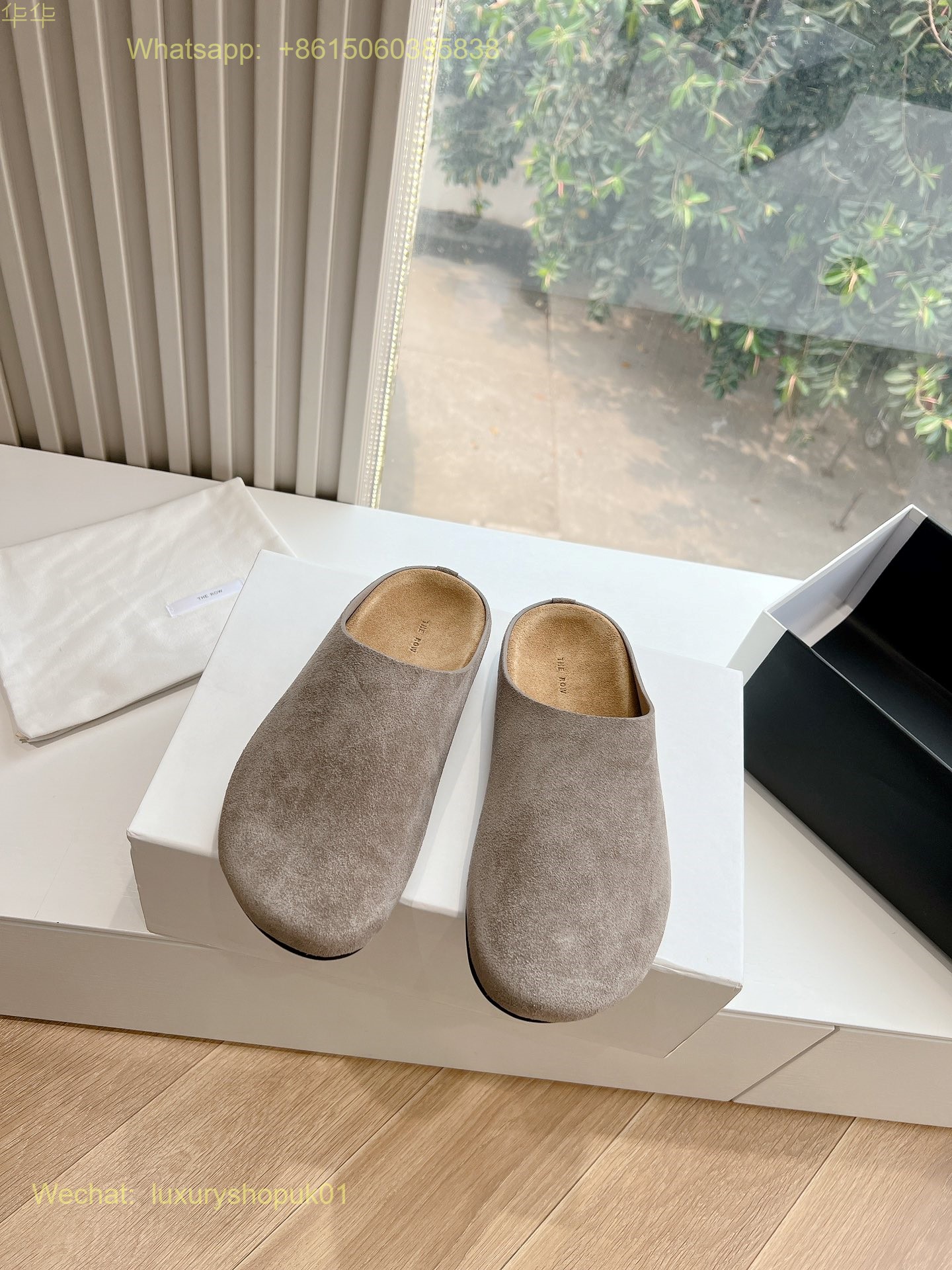 The Row Hugo mules Flat slip on Slippers Women Shoes