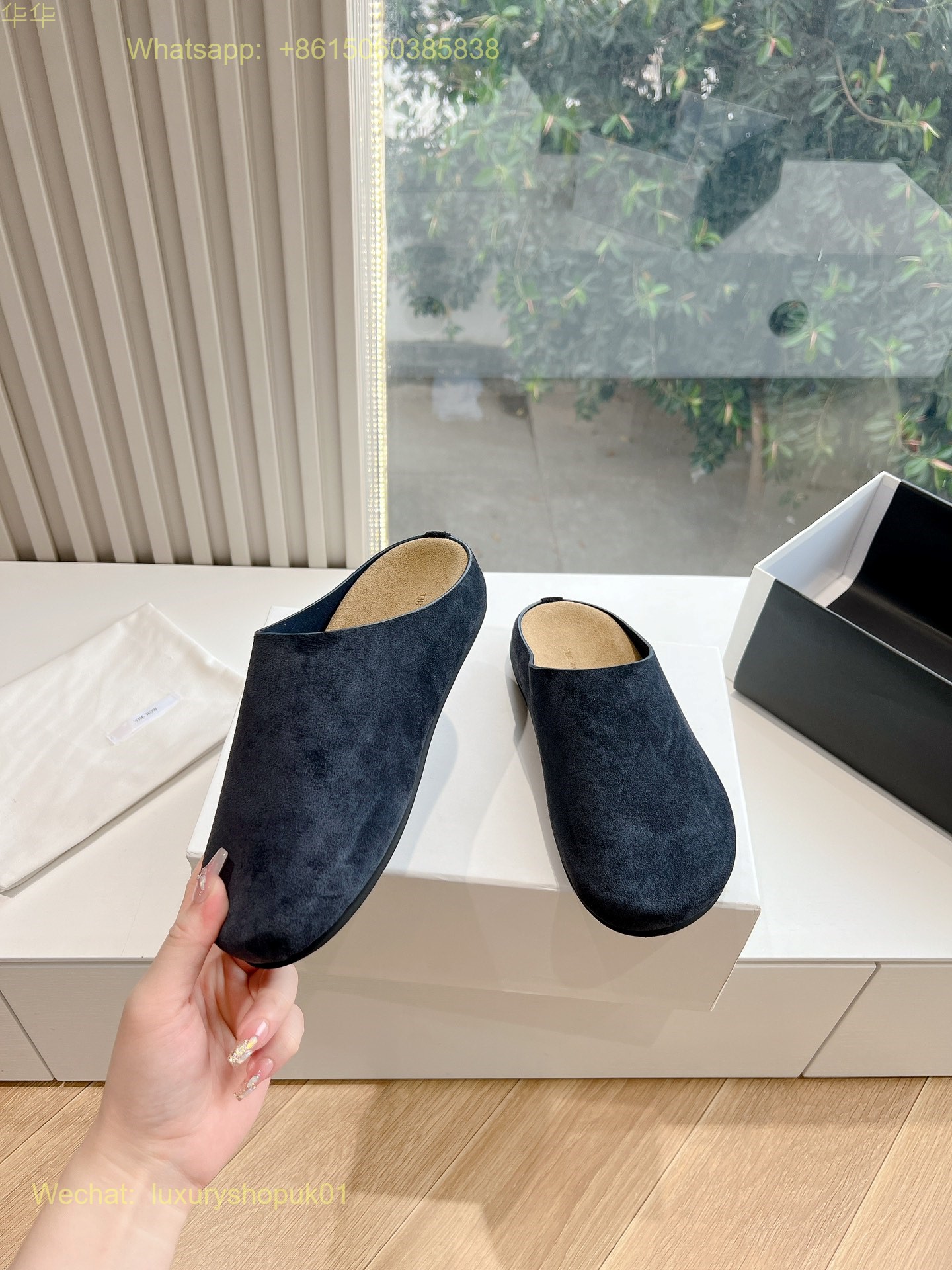 The Row Hugo mules Flat slip on Slippers Women Shoes