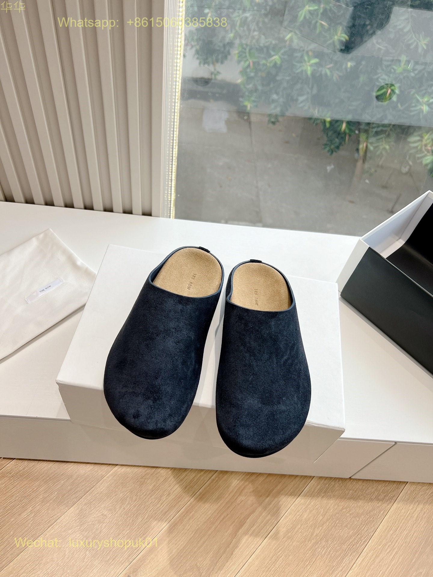 The Row Hugo mules Flat slip on Slippers Women Shoes