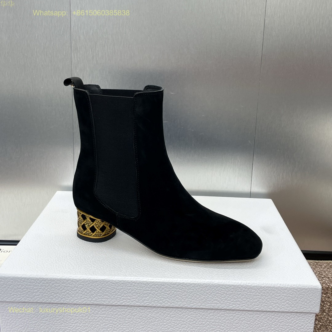 Dior Icon Heeled Ankle Boot Miss Dior Women Shoes