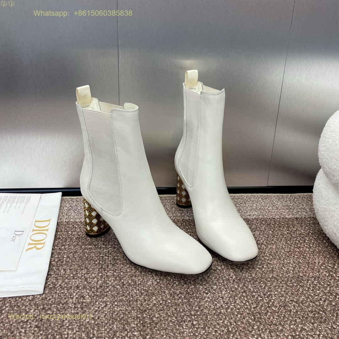 Dior Icon Heeled Ankle Boot Miss Dior Women Shoes