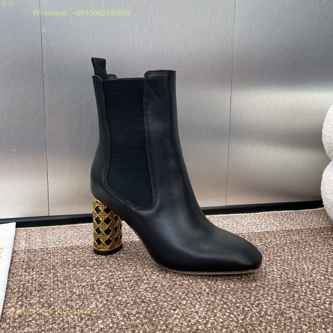 Dior Icon Heeled Ankle Boot Miss Dior Women Shoes