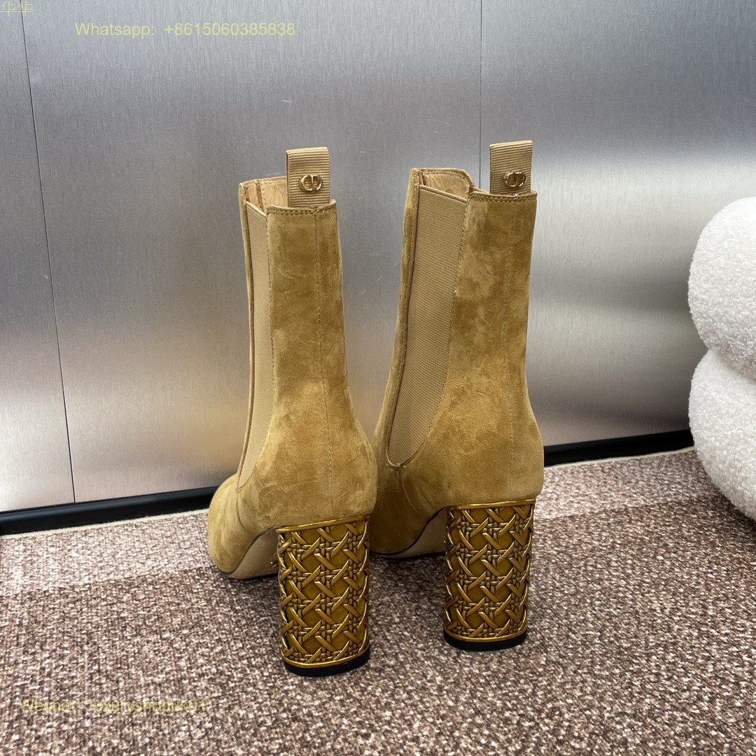 Dior Icon Heeled Ankle Boot Miss Dior Women Shoes