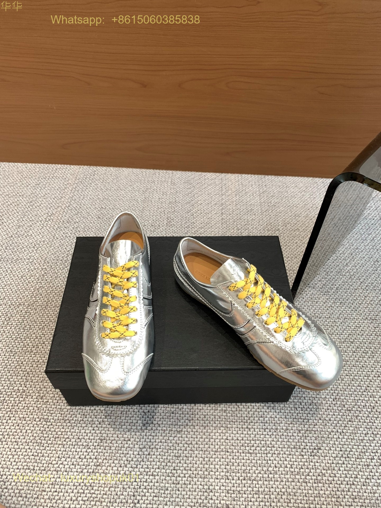 Dries Van Noten Leather sneakers Women Mens Shoes