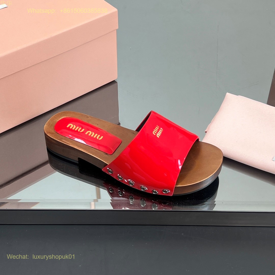 Miu Miu cork slide sandal Women Shoes