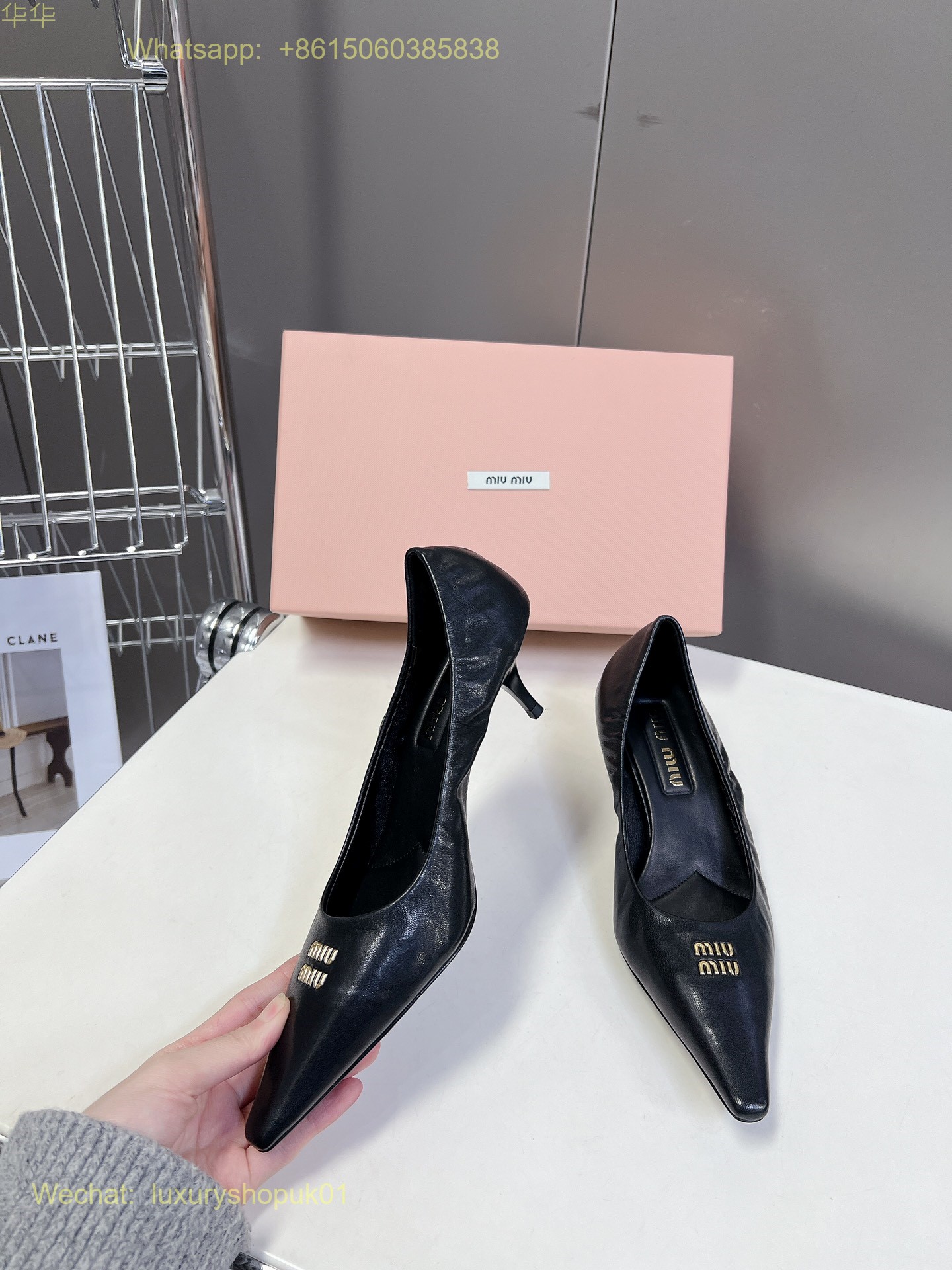 Miu Miu Pointed-Toe Pumps Women Shoes