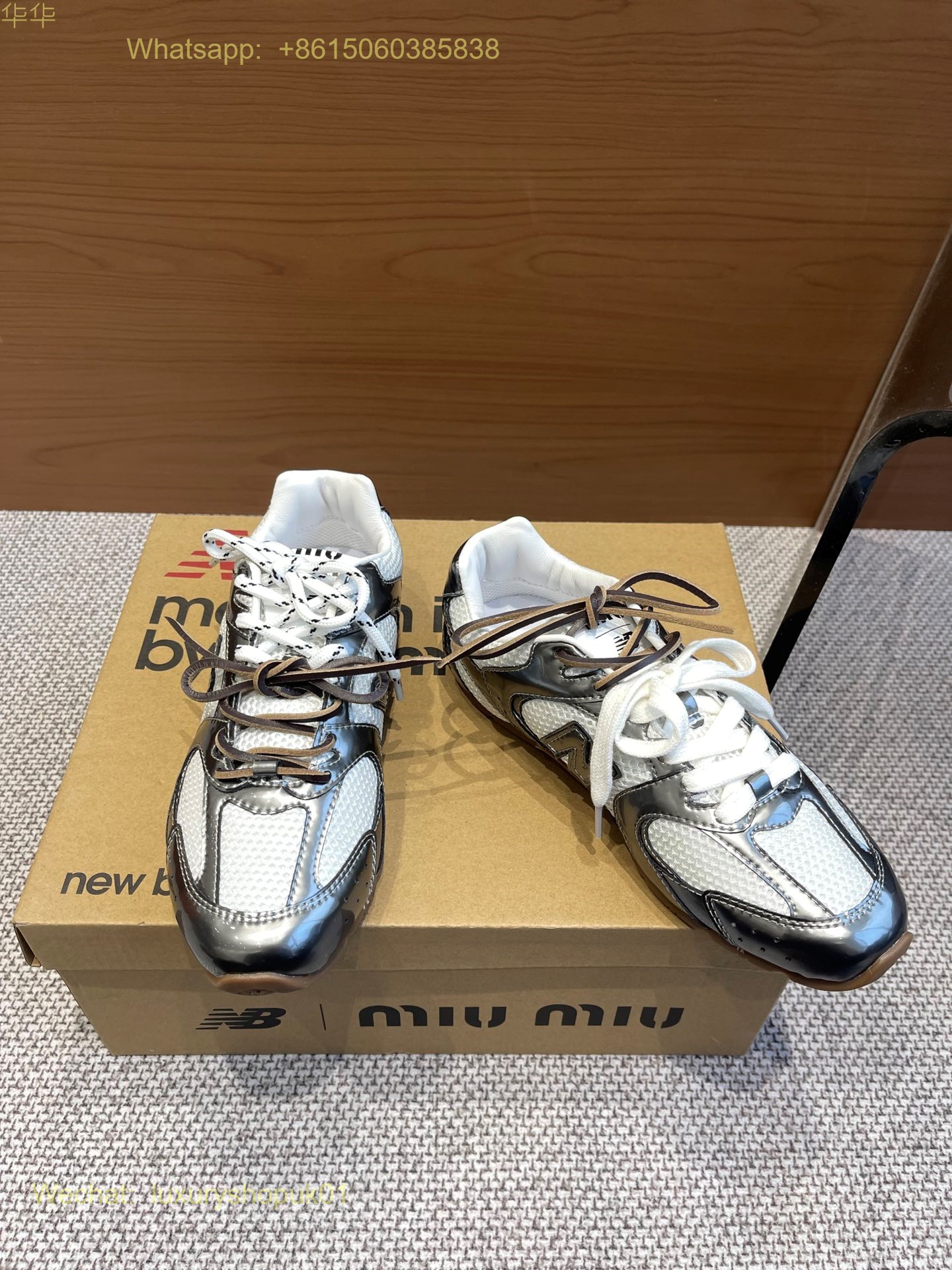 Miu Miu New Balance 530 sl leather Low Top Sneakers Women Mens Shoes