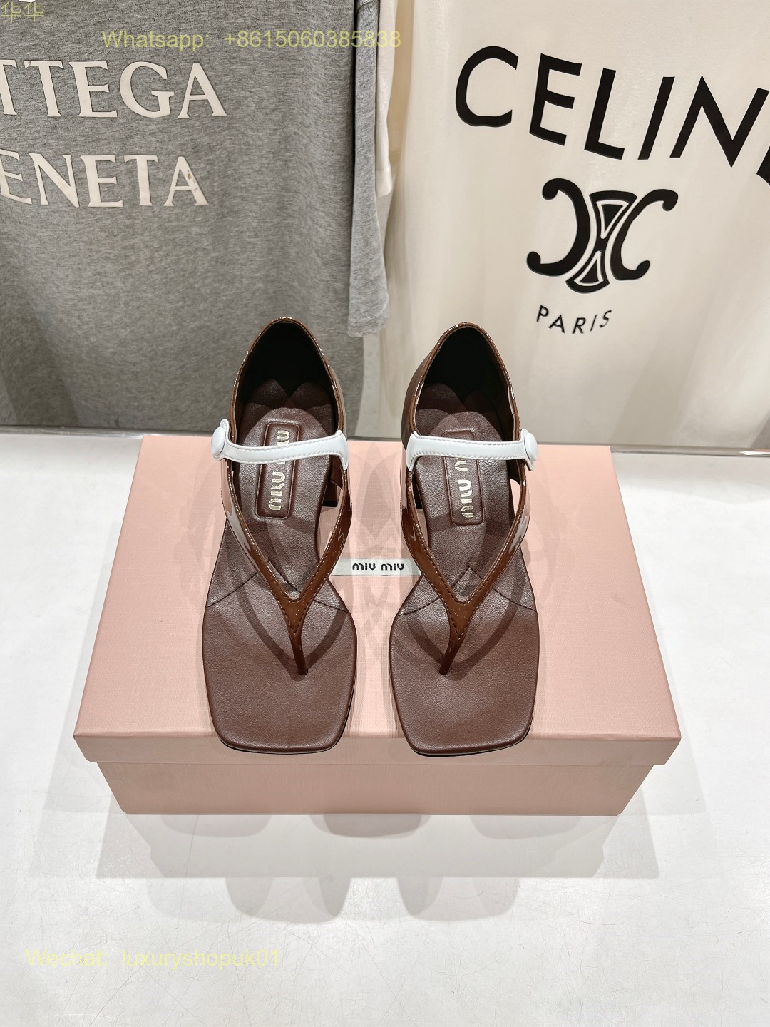 Miu Miu Strappy Leather Sandals Women Shoes